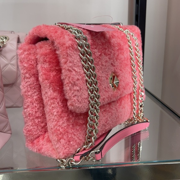 Kate Spade Natalia Foux Fur small flap crossbody - Picture 4 of 16